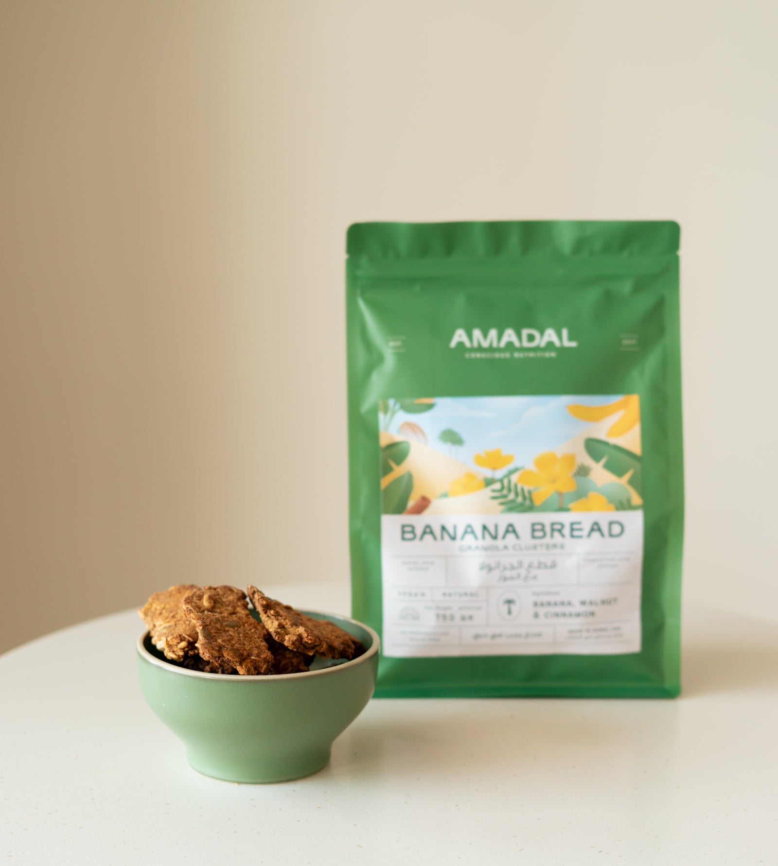 Banana Bread Granola Clusters