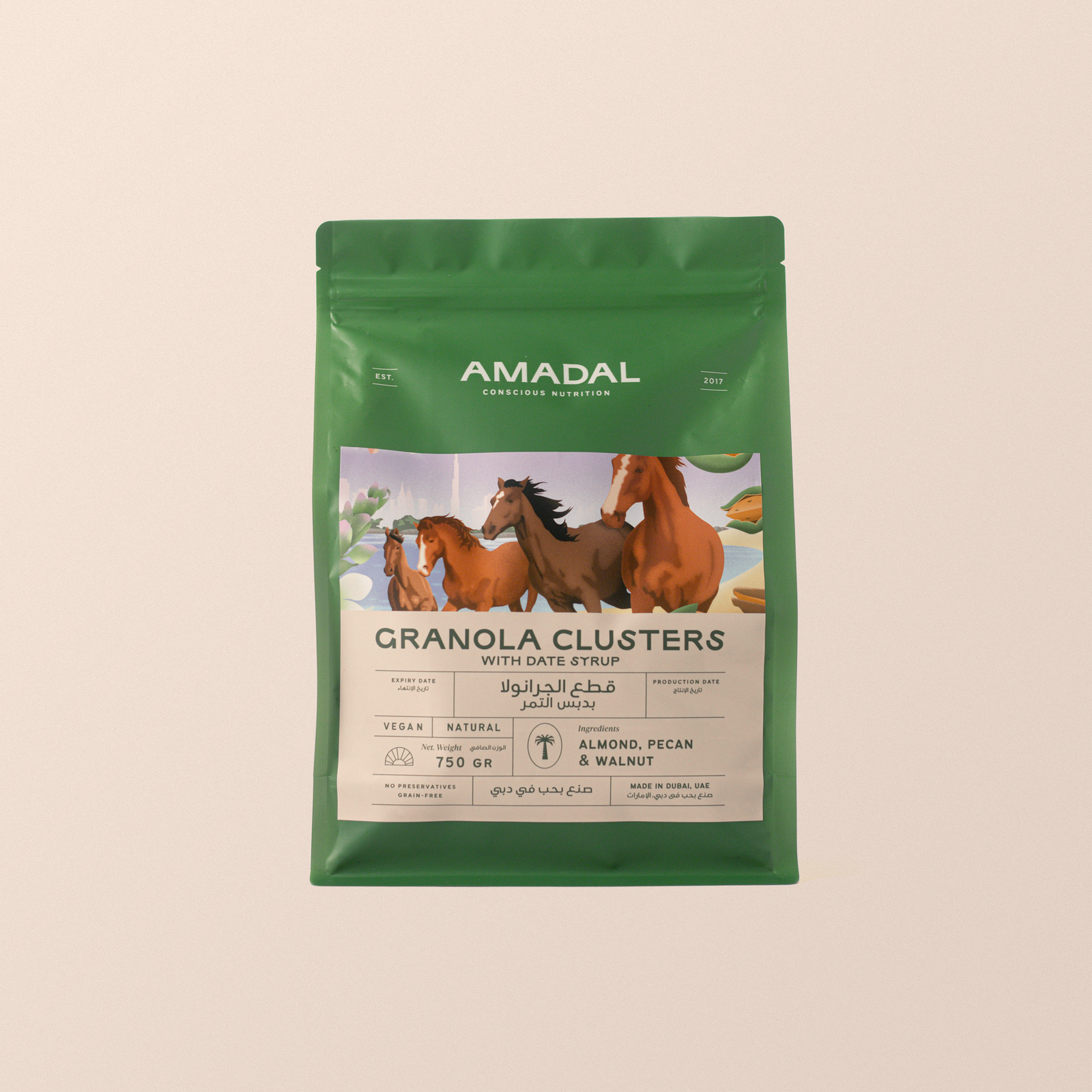 Date Syrup Granola Clusters