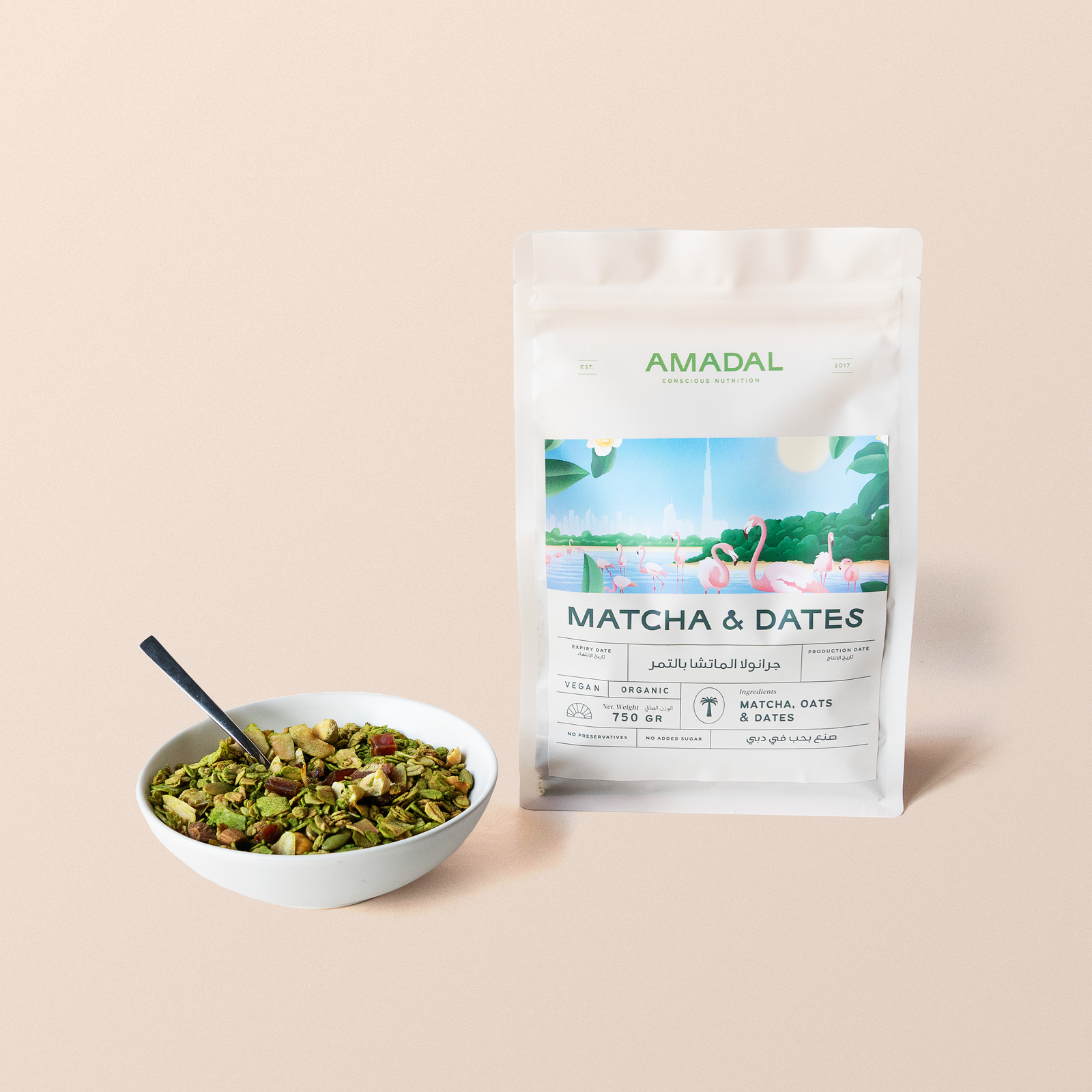 Matcha & Dates Granola