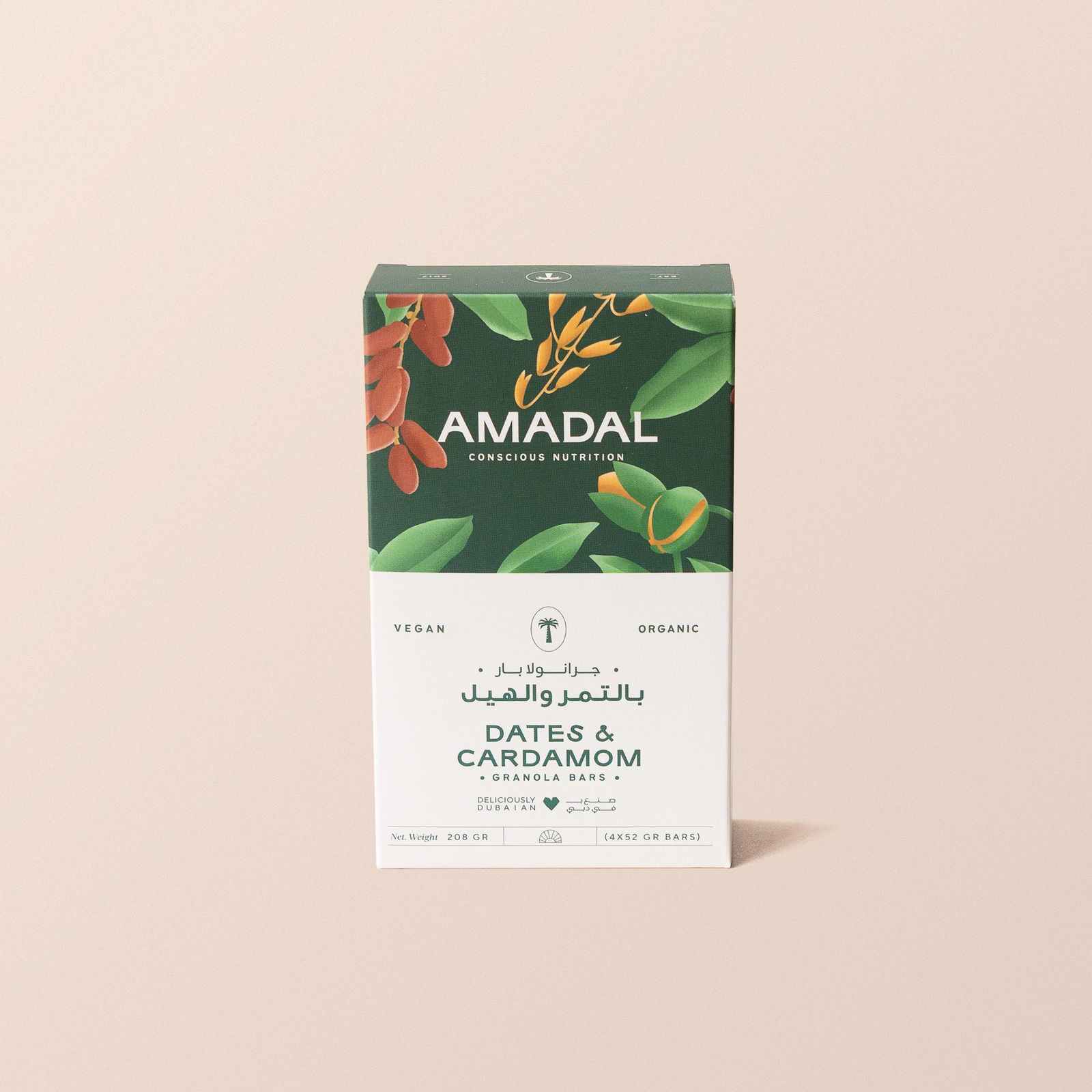 Dates & Cardamom Granola Bars