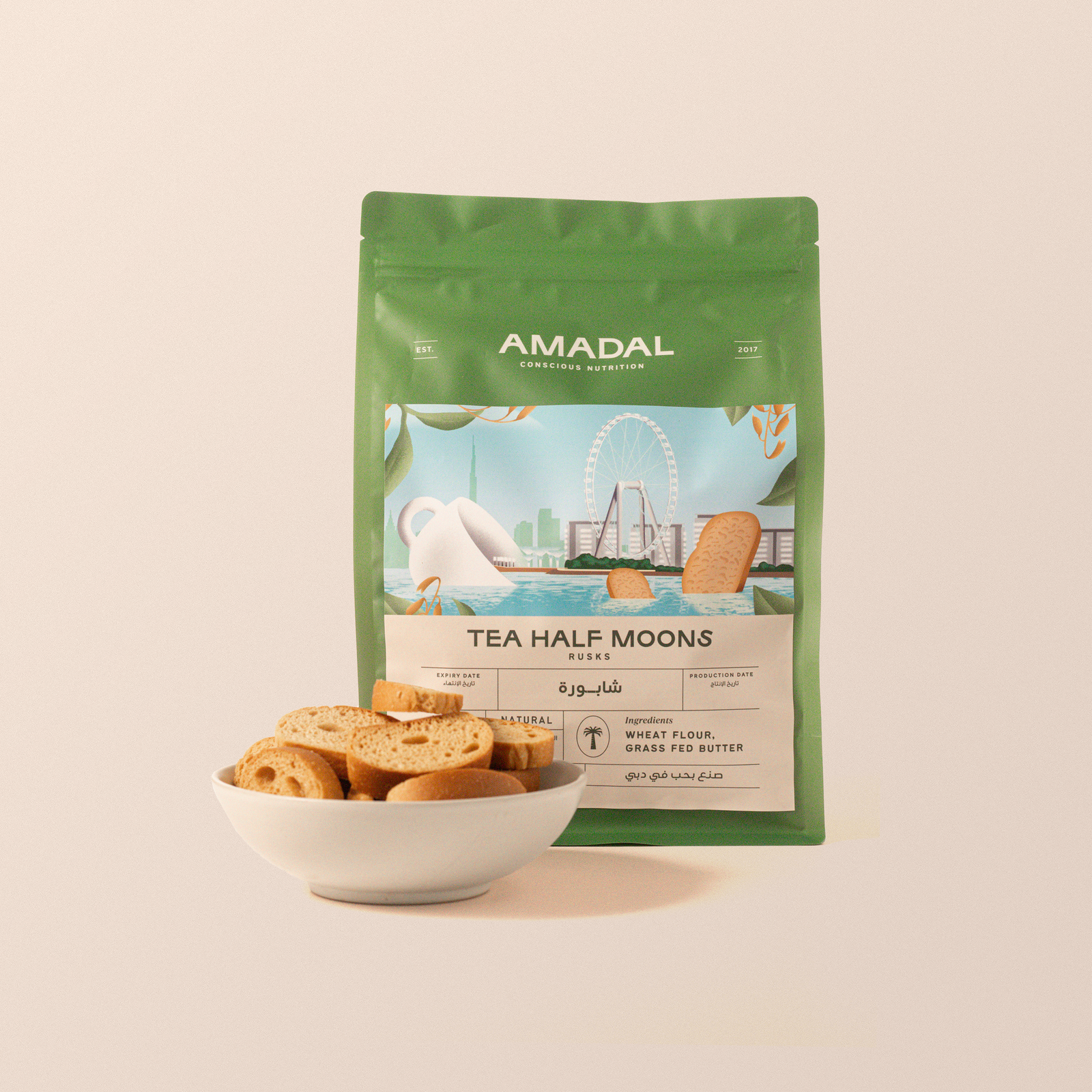 Tea Half Moons - Rusks