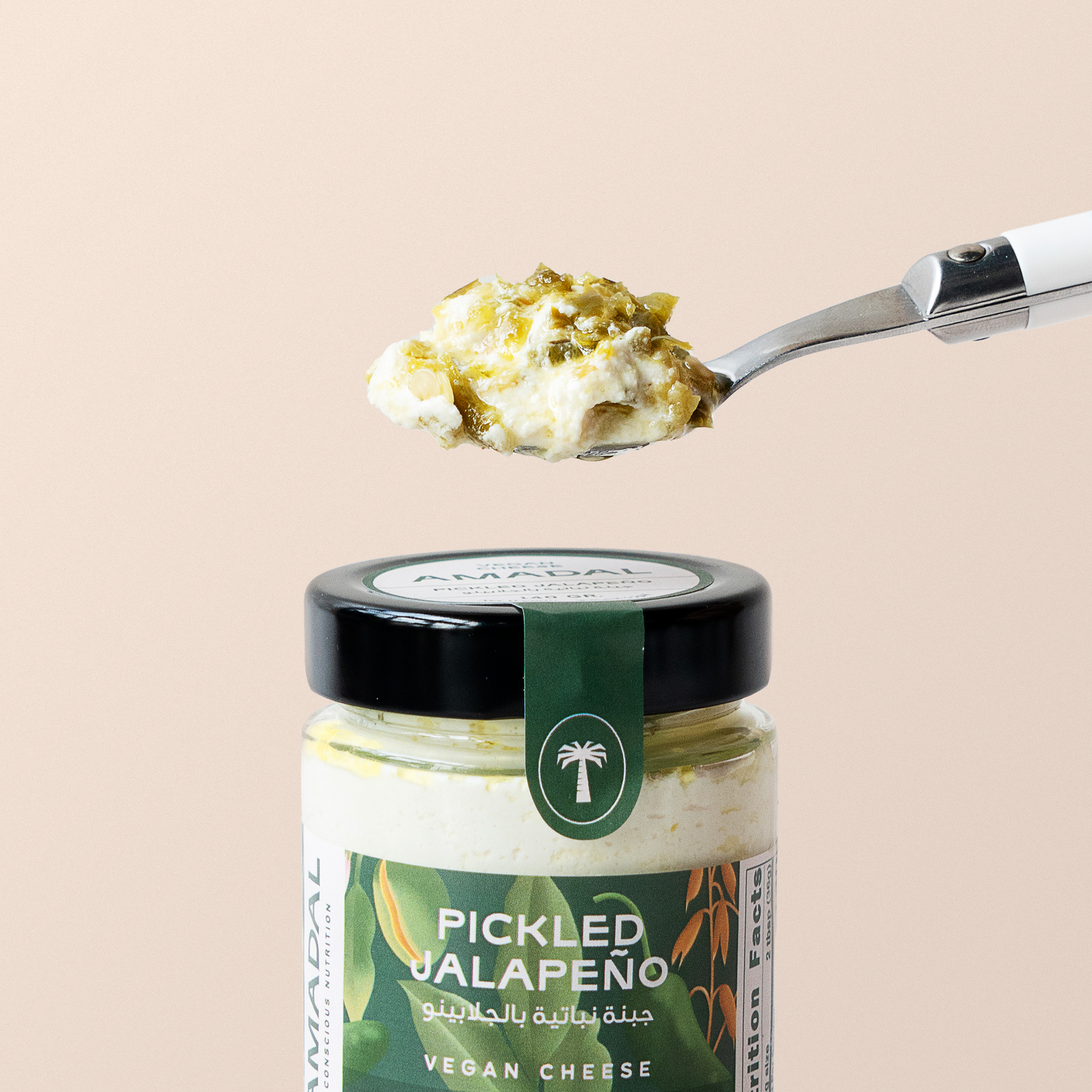 Pickled Jalapeno Vegan Cheese